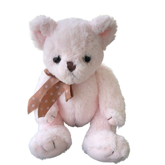 Bearington Baby Collection "Dottie" Light Pink Teddy Bear approx 10" DISCONTINUE - Picture 1 of 7